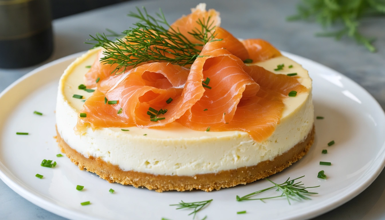 cheesecake salata al salmone